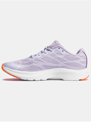 Fialové běžecké boty Under Armour GGS Charged Bandit 6