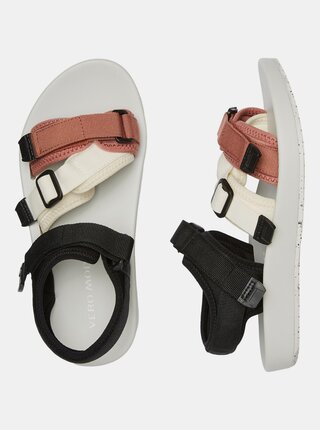 Bílo-černé sandály VERO MODA Soft
