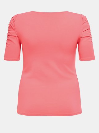 Růžové tričko ONLY CARMAKOMA