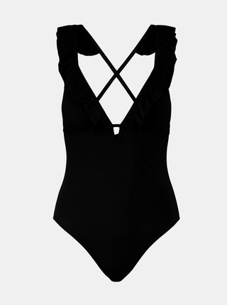 Černé jednodílné plavky Pieces Gwen