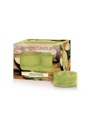 Yankee Candle vonné čajové sviečky Lime & Coriander