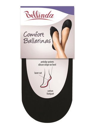 COMFORT BALLERINAS - Balerínkové ponožky - černá