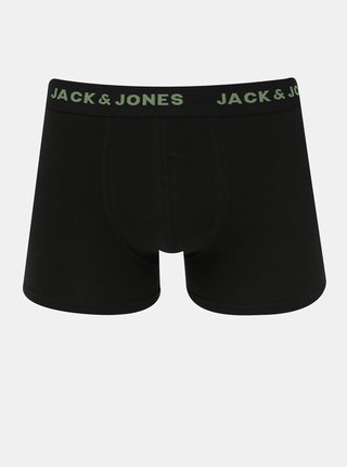 Sada sedmi černých boxerek Jack & Jones Basic