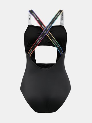 Calvin Klein čierne jednodielne plavky