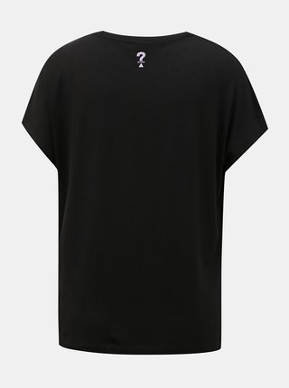 Černé dámské tričko Guess Leona Tee