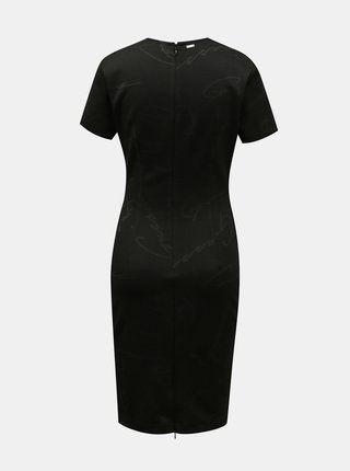 Černé dámské šaty Guess Rhoda s logem