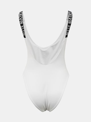 Calvin Klein biele jednodielne plavky