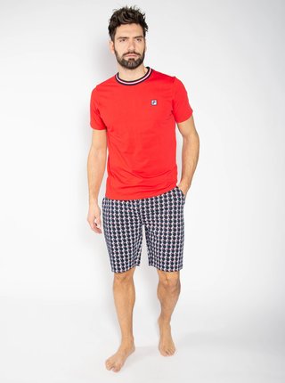 Modro-červené pánské pyžamo FILA
