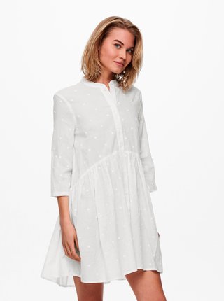 Letné a plážové šaty pre ženy ONLY - biela