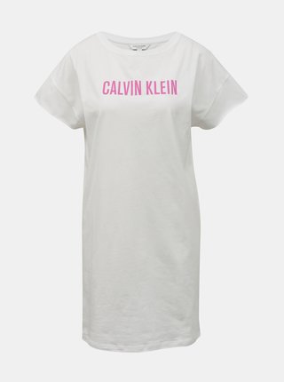 Bílé dámské šaty Calvin Klein Jeans