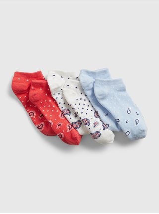 Barevné holčičí dětské ponožky printed socks,3 páry