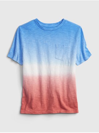 Barevné klučičí dětské tričko GAP pocket wash effect t-shirt