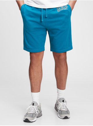 Modré pánské kraťasy GAP Logo arch shorts