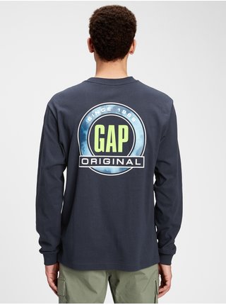 Modré pánské tričko GAP Logo t-shirt