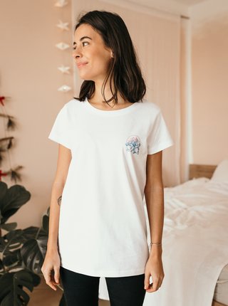 Bílé dámské tričko ZOOT Original Tři oříšky