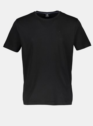 Černé pánské basic tričko LERROS