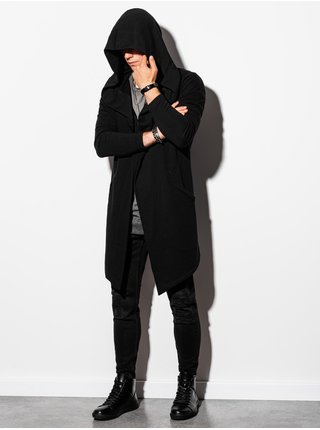Černá pánská mikina s kapucí Ombre Clothing B961