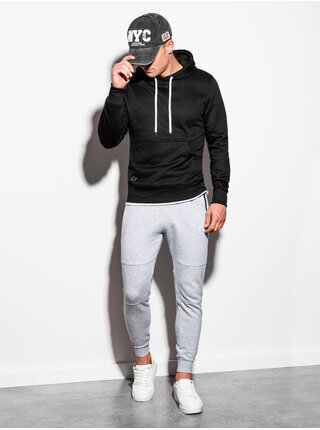 Černá pánská mikina Ombre Clothing B979 basic basic