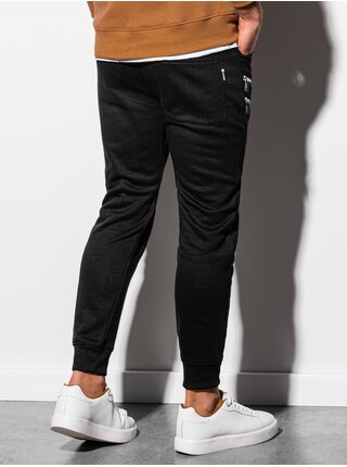 Černé pánské tepláky Ombre Clothing P900