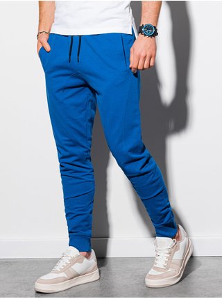 Modré pánské tepláky Ombre Clothing P952