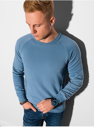 Modrá pánská mikina Ombre Clothing B1156 