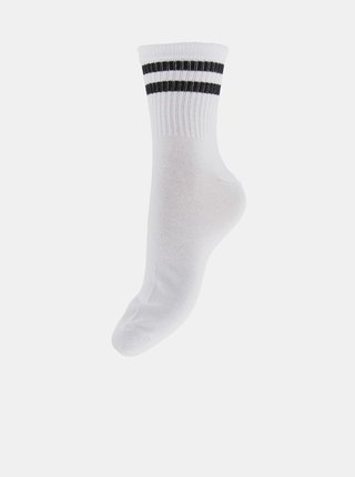 Biele ponožky Pieces Ally