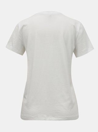 Bílé tričko s potiskem ONLY Lala