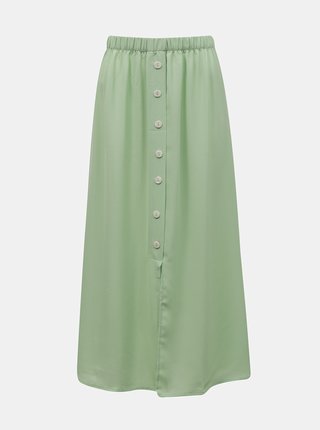 Zelená maxi sukně s knoflíky ONLY Nova
