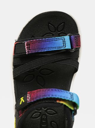 Čierne dievčenské sandále Keen