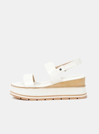 Bílé dámské sandálky na platformě ALDO Onalisa