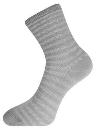 Ponožky bavlněné pruhované (sada 6 párů) OODJI
