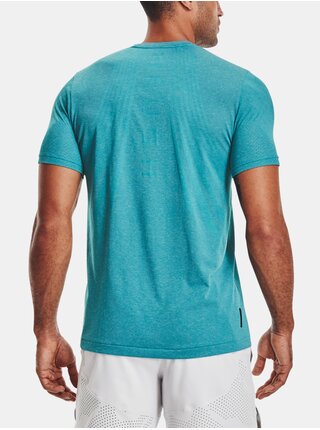 Tričko Under Armour UA Rush Seamless Novelty SS - modrá