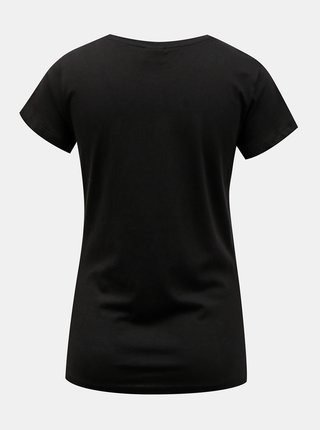 Čierne tričko s potlačou Jacqueline de Yong Chicago