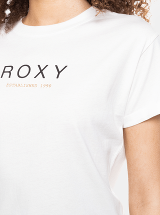 Biele dámske tričko Roxy