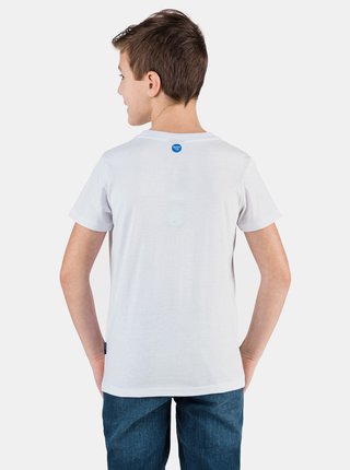 Biele chlapčenské tričko s potlačou SAM 73