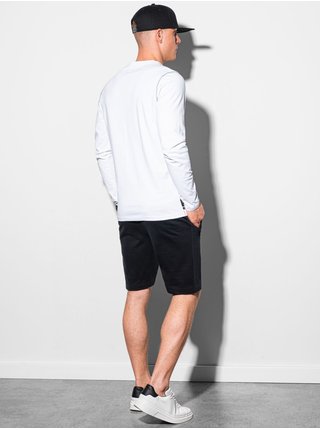 Bílé pánské tričko s kapsou Ombre Clothing L130