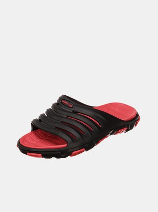 Sandále, papuče pre mužov SAM 73 - čierna, červená