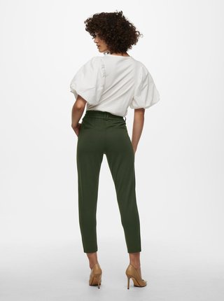 Zelené nohavice ONLY Poptrash