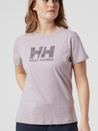 Svetloružové dámske tričko s potlačou HELLY HANSEN