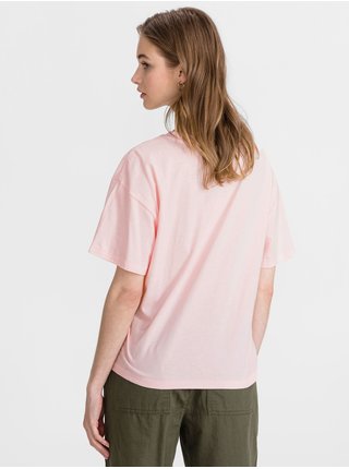 Růžové dámské tričko GAP Logo New York t-shirt GAP