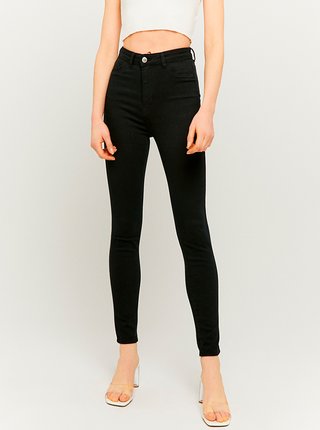 Černé skinny fit džíny s vysokým pasem TALLY WEiJL