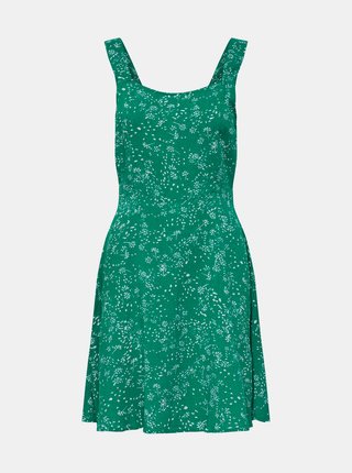 Zelené kvetované šaty Jacqueline de Yong Staar