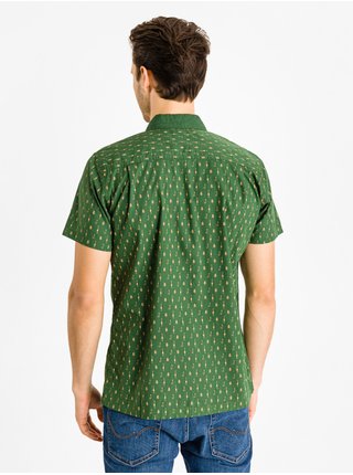 Zelená pánská vzorovaná košile Picture Salmon green