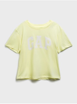 Zelené holčičí dětské tričko GAP Logo short sleeve update
