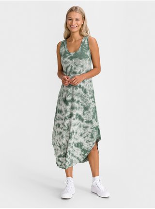 Zelené dámské šaty tank midi dress GAP