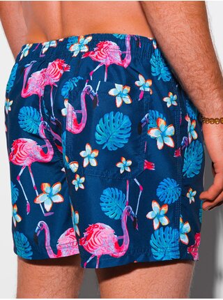 Tmavě modré pánské plavky s motivem Ombre Clothing W318