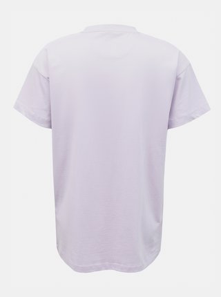 Světle fialové volné tričko AWARE by VERO MODA Obenta