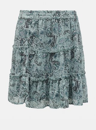 Modrá vzorovaná sukňa Jacqueline de Yong Linda