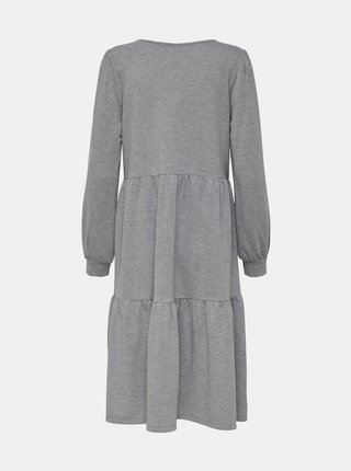 Světle šedé mikinové šaty Jacqueline de Yong Mary