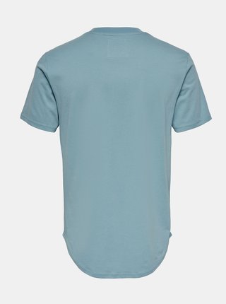 Modré tričko s vreckom ONLY & SONS Dash